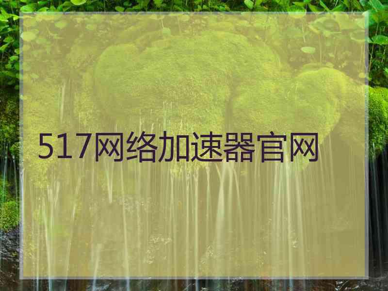 517网络加速器官网