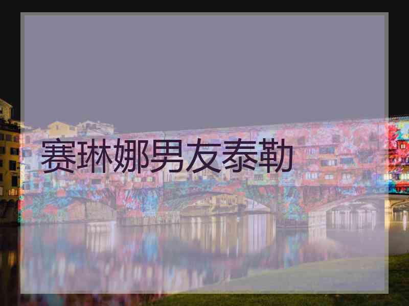 赛琳娜男友泰勒