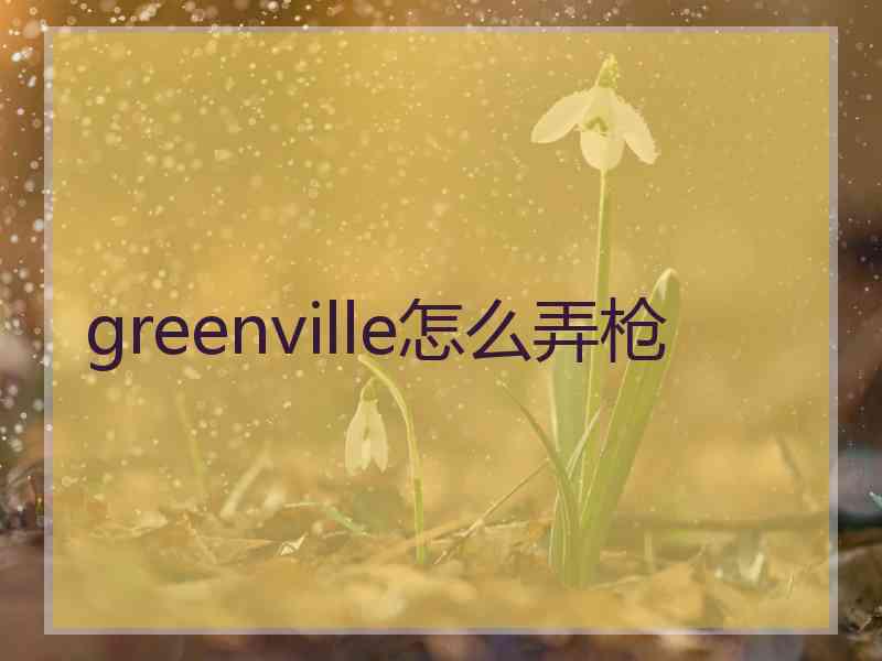 greenville怎么弄枪