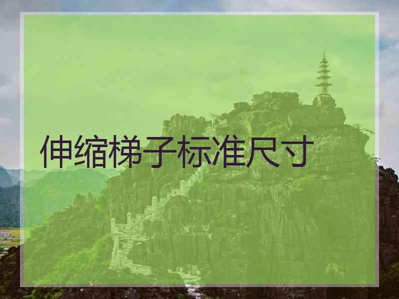 伸缩梯子标准尺寸