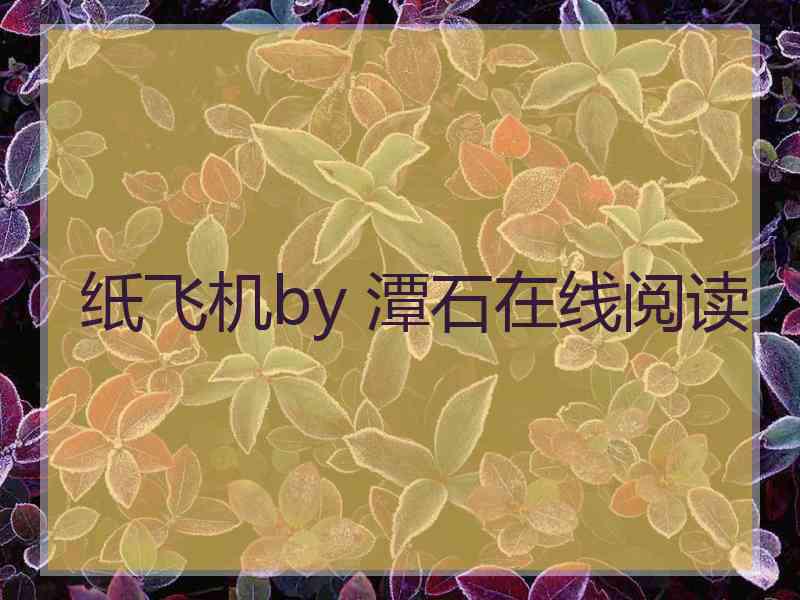 纸飞机by 潭石在线阅读