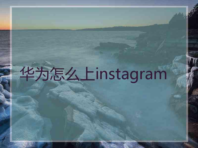 华为怎么上instagram