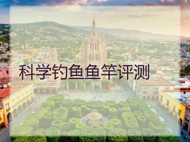 科学钓鱼鱼竿评测