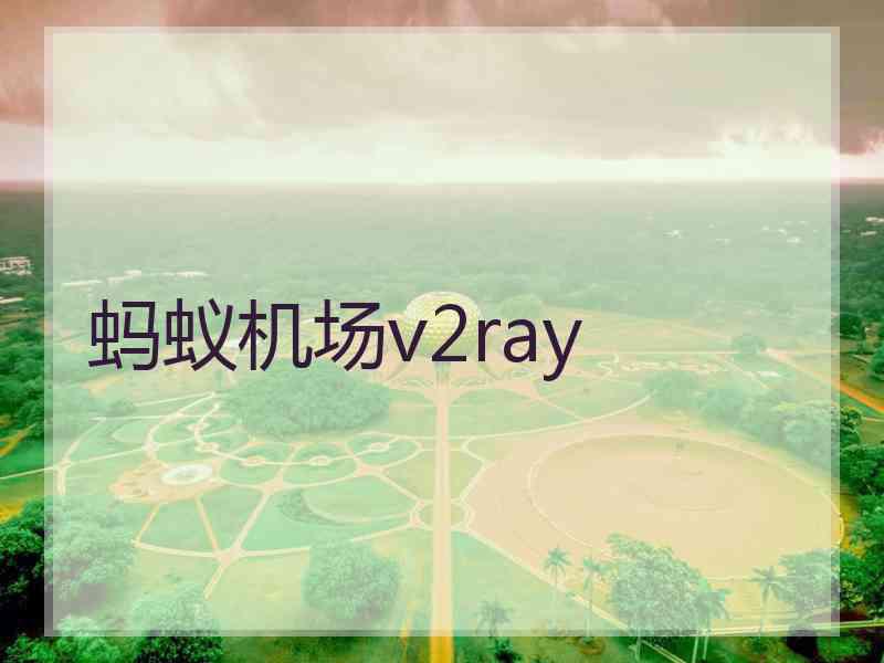 蚂蚁机场v2ray