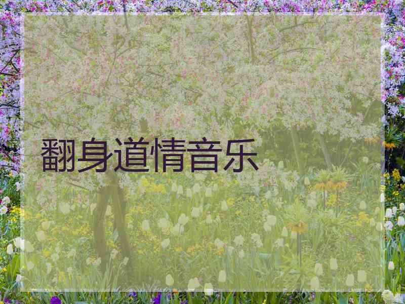 翻身道情音乐
