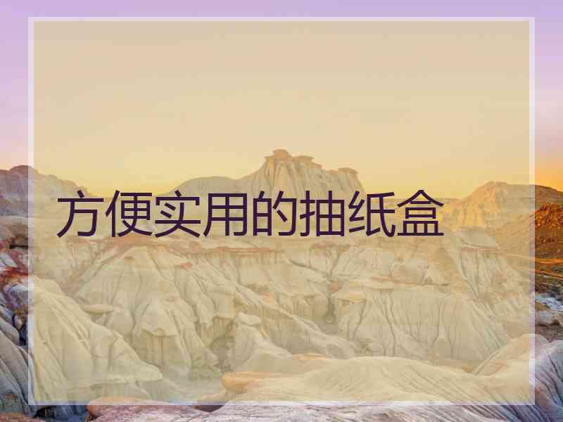 方便实用的抽纸盒
