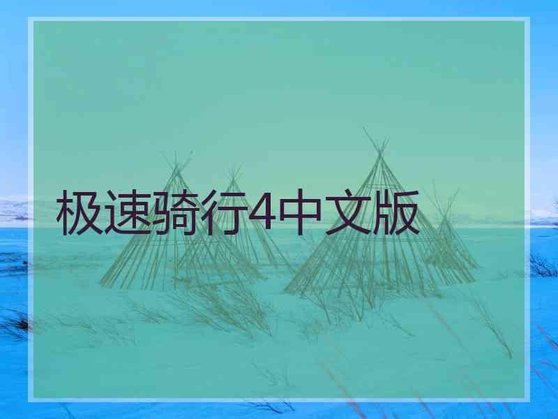 极速骑行4中文版