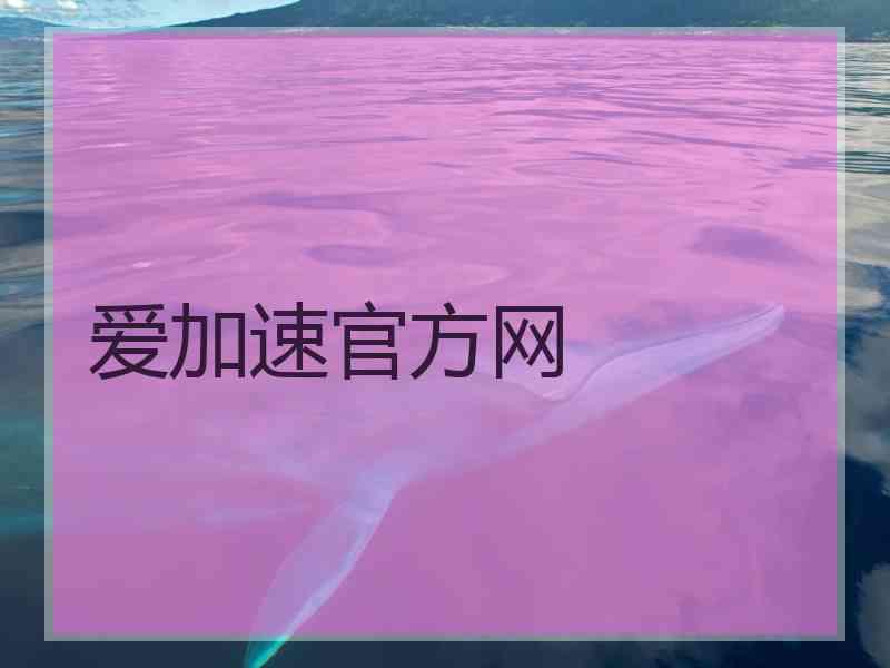 爱加速官方网