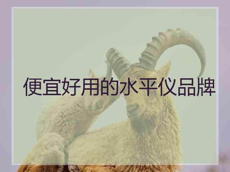 便宜好用的水平仪品牌