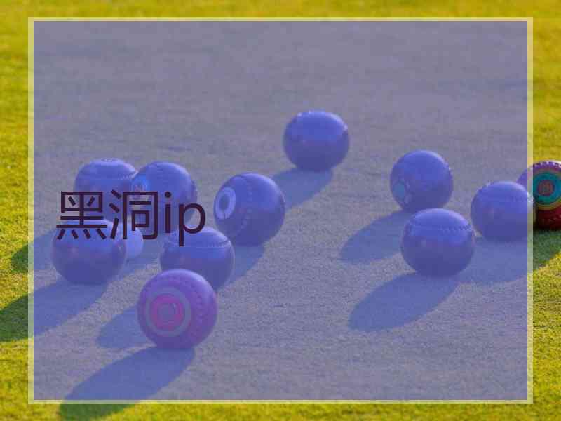 黑洞ip