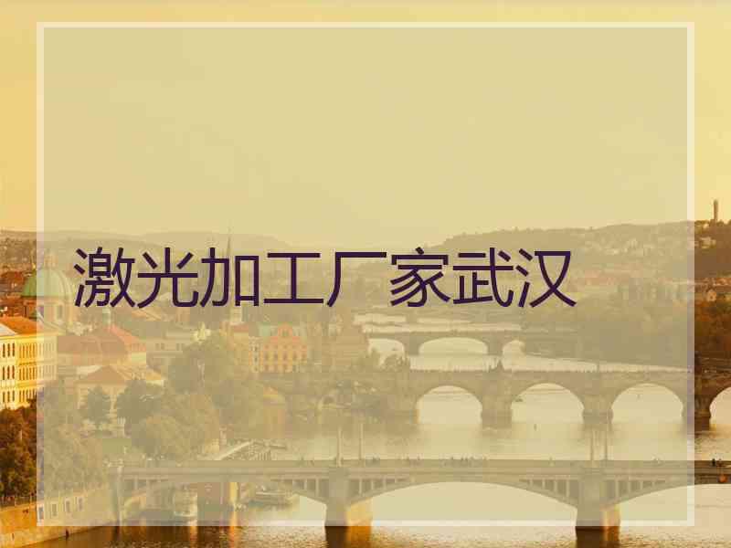 激光加工厂家武汉