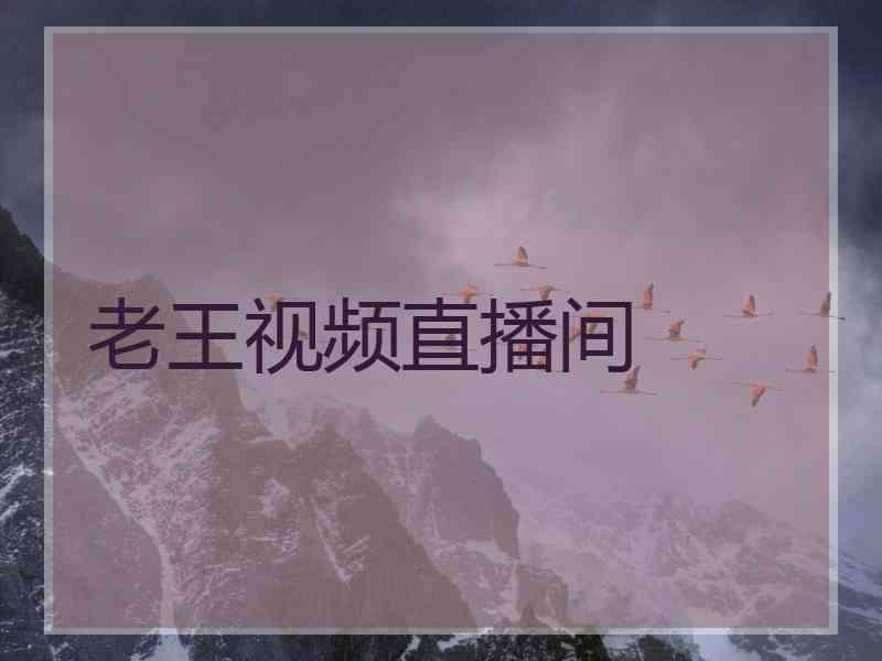 老王视频直播间