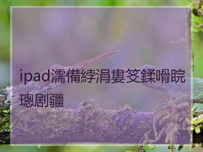 ipad濡備綍涓婁笅鍒嗗睆璁剧疆