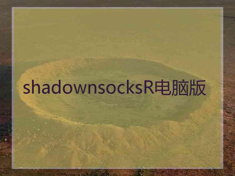shadownsocksR电脑版