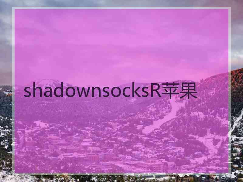 shadownsocksR苹果
