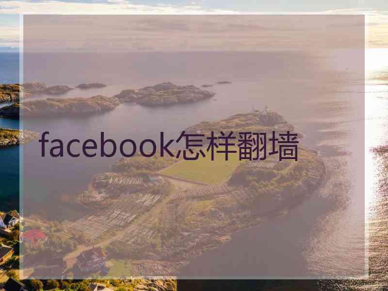 facebook怎样翻墙