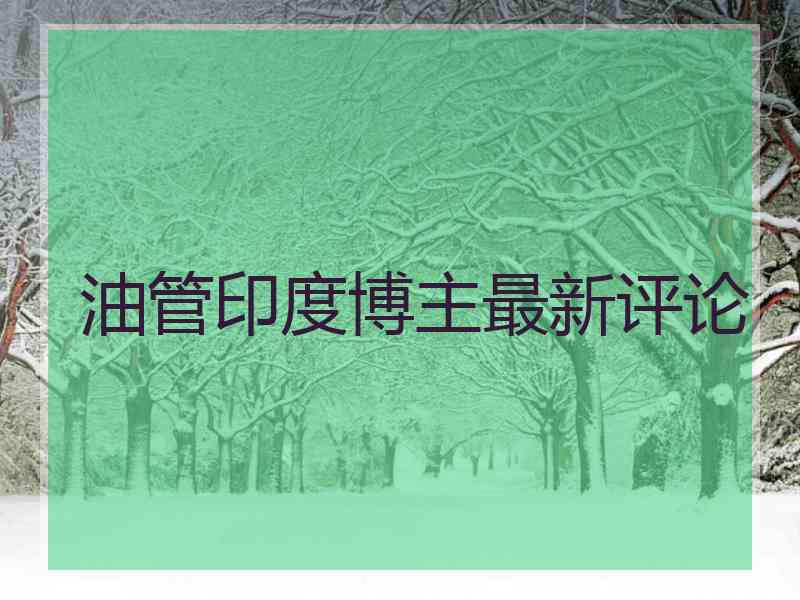 油管印度博主最新评论