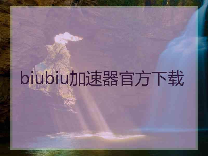 biubiu加速器官方下载