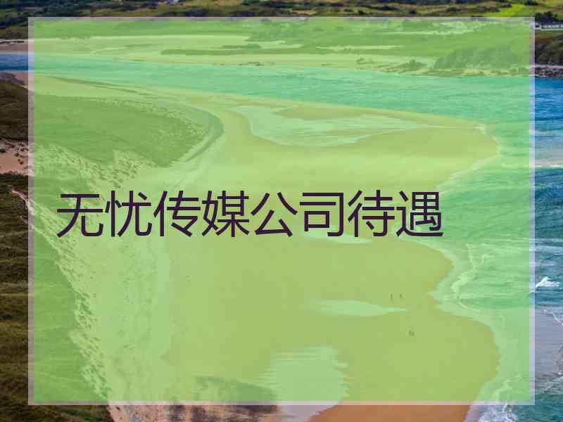 无忧传媒公司待遇