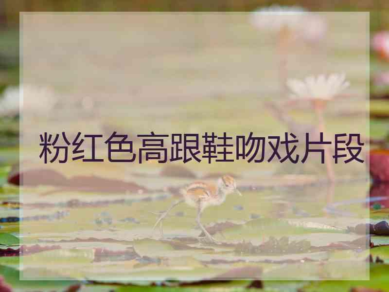 粉红色高跟鞋吻戏片段