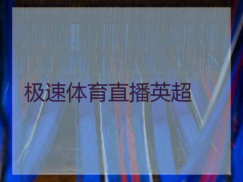 极速体育直播英超