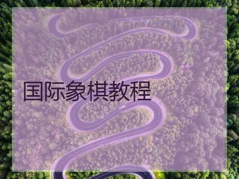 国际象棋教程