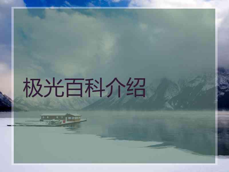 极光百科介绍