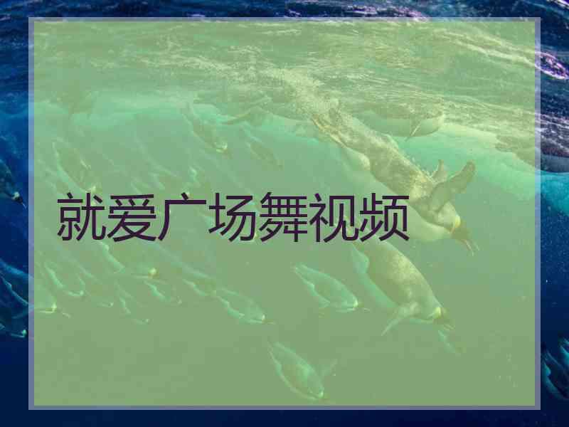 就爱广场舞视频