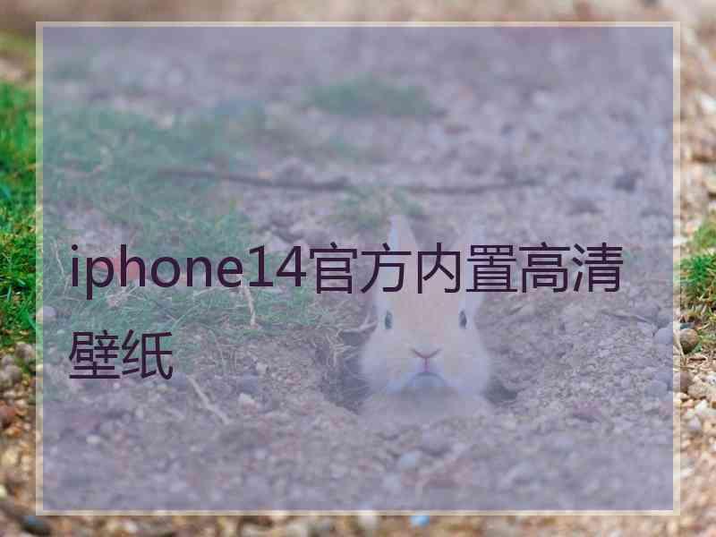 iphone14官方内置高清壁纸