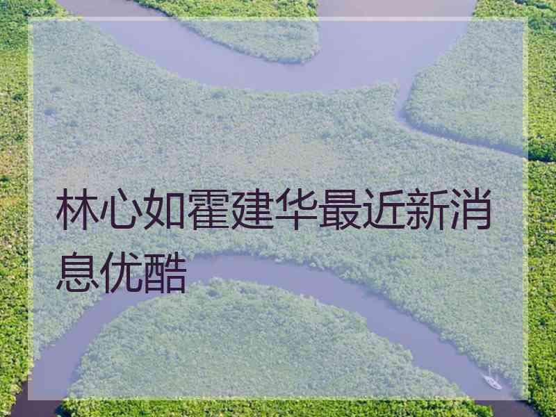 林心如霍建华最近新消息优酷