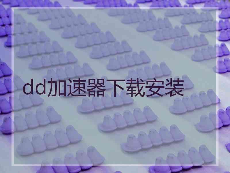 dd加速器下载安装