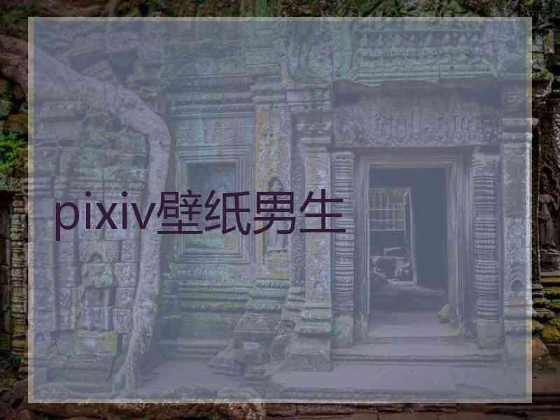pixiv壁纸男生