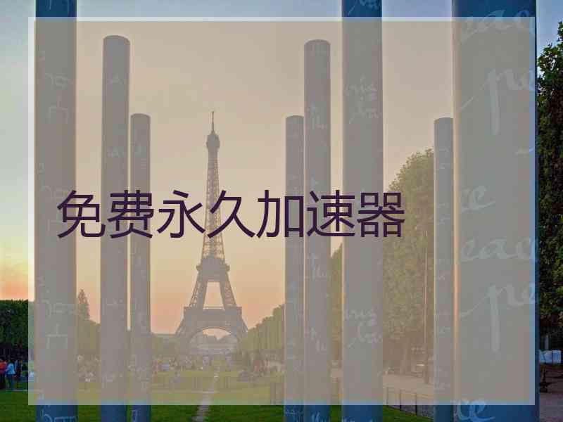 免费永久加速器