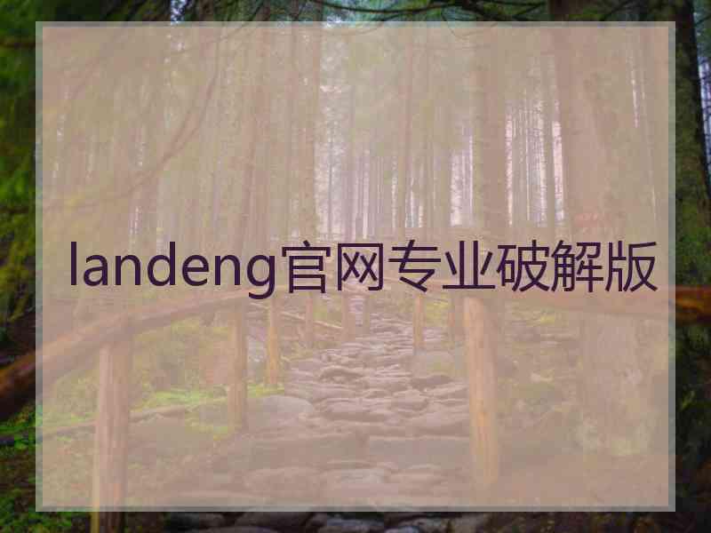 landeng官网专业破解版