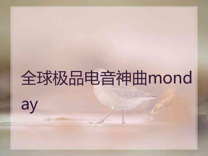 全球极品电音神曲monday