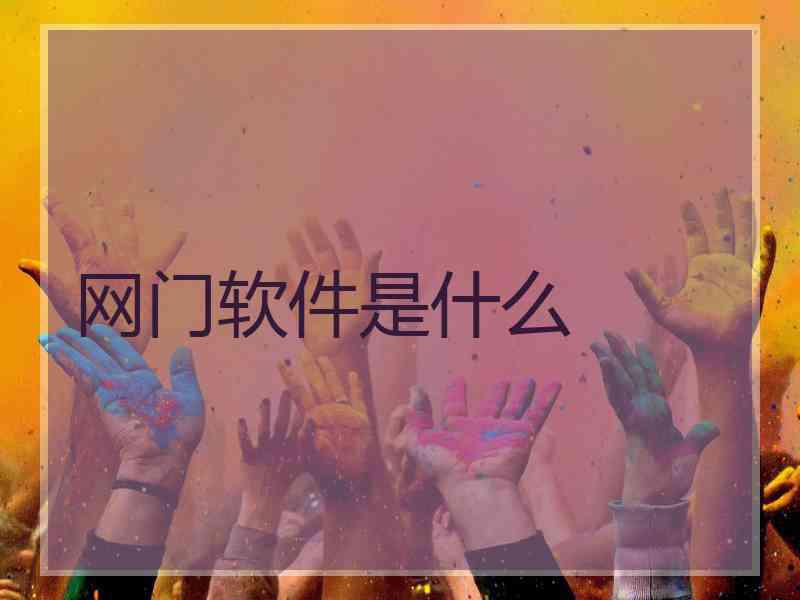 网门软件是什么