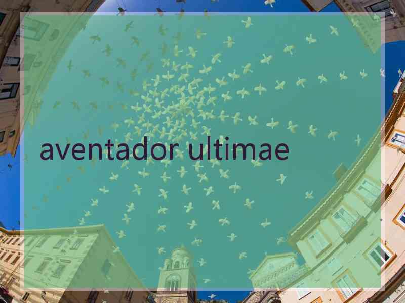 aventador ultimae
