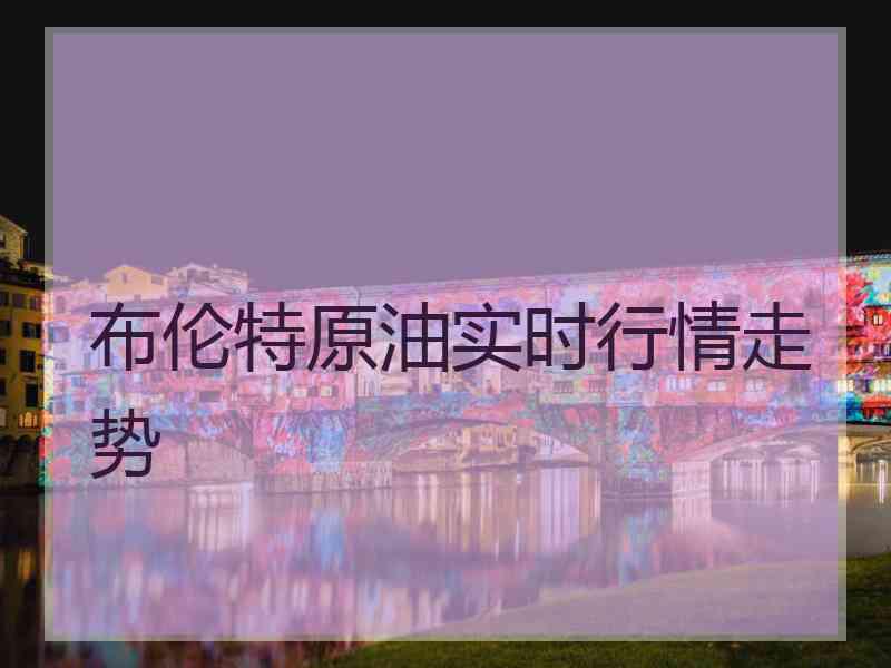 布伦特原油实时行情走势