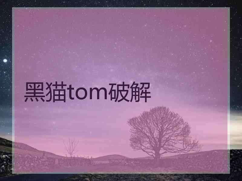 黑猫tom破解