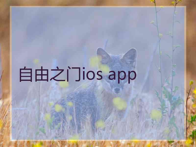 自由之门ios app