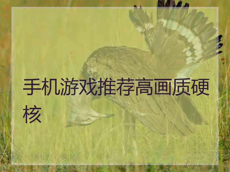 手机游戏推荐高画质硬核