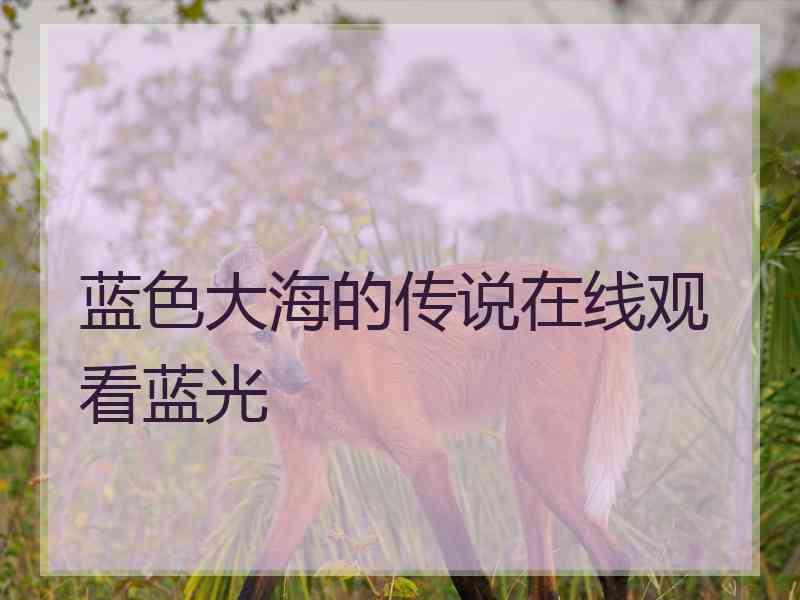 蓝色大海的传说在线观看蓝光