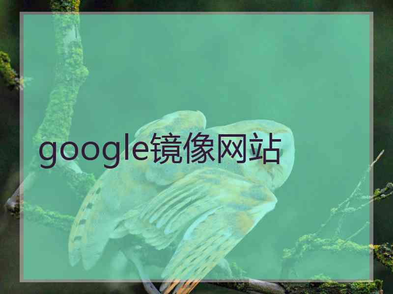 google镜像网站