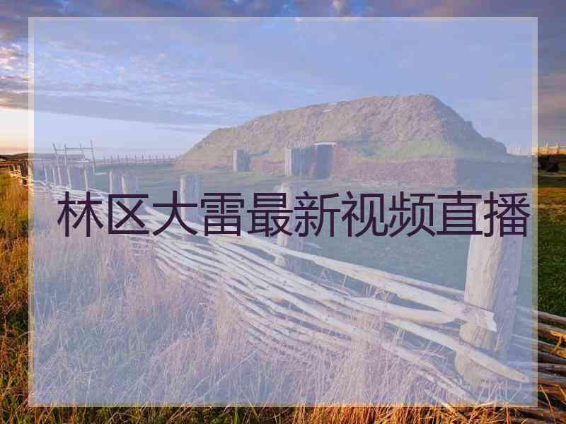 林区大雷最新视频直播