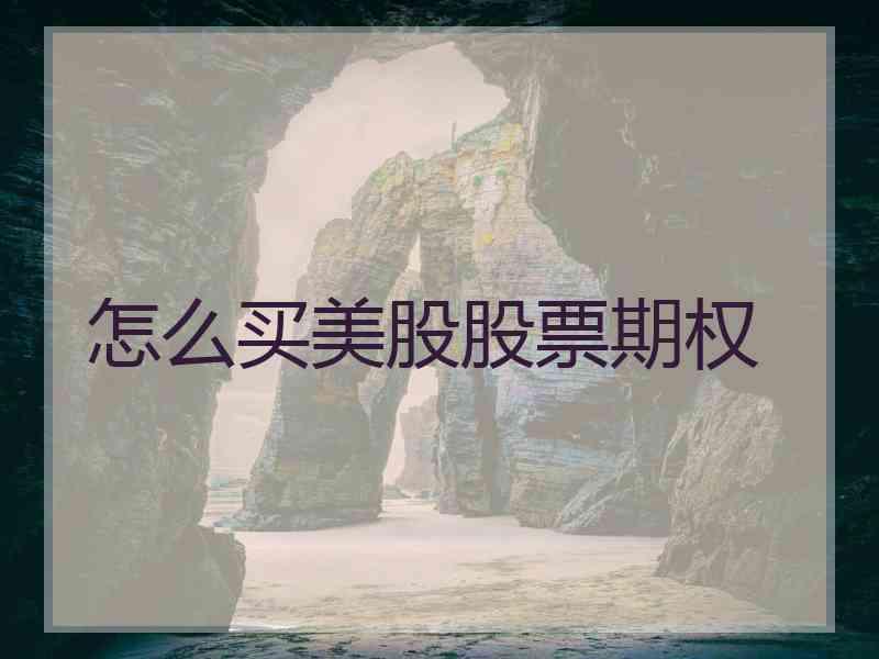 怎么买美股股票期权