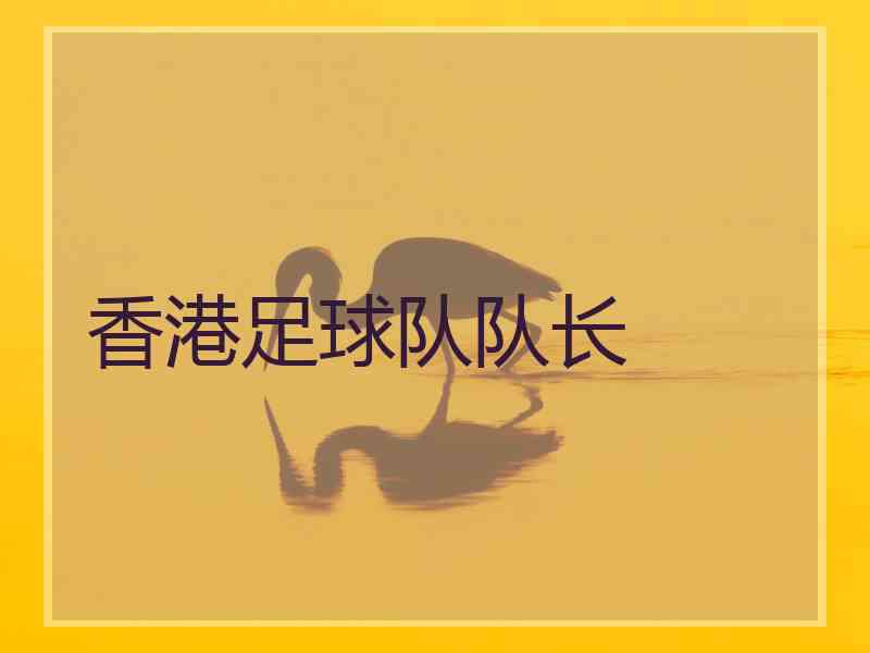 香港足球队队长
