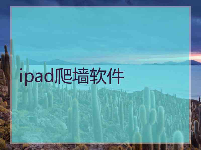 ipad爬墙软件
