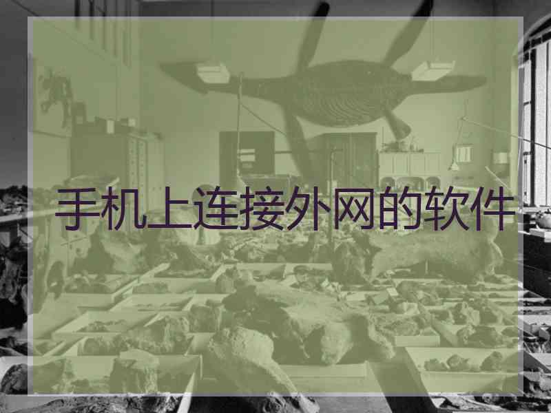 手机上连接外网的软件