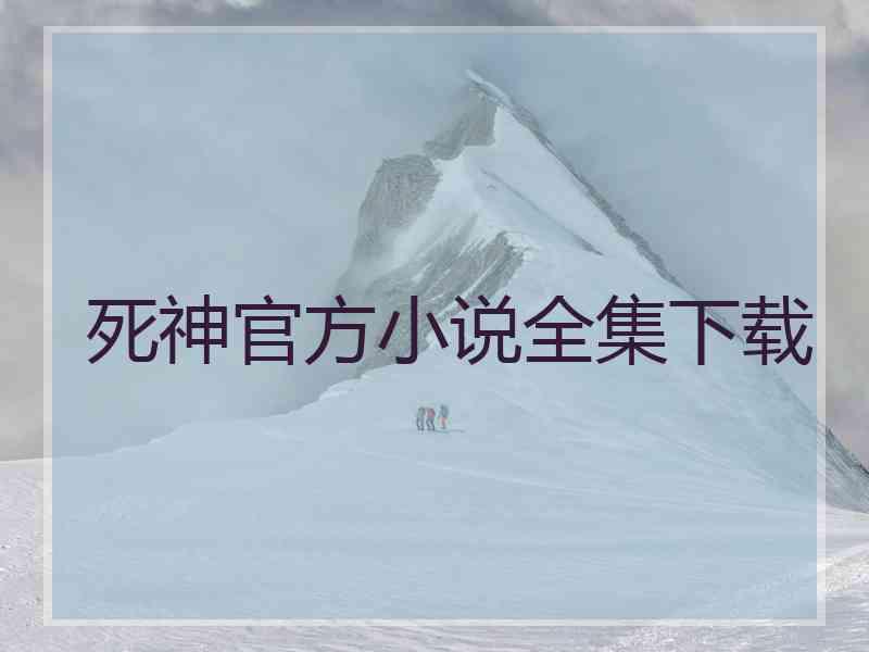 死神官方小说全集下载