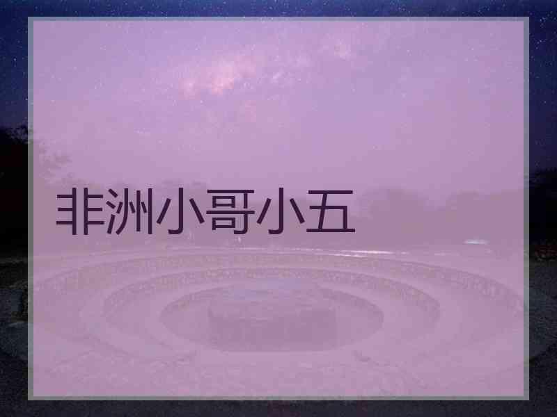 非洲小哥小五